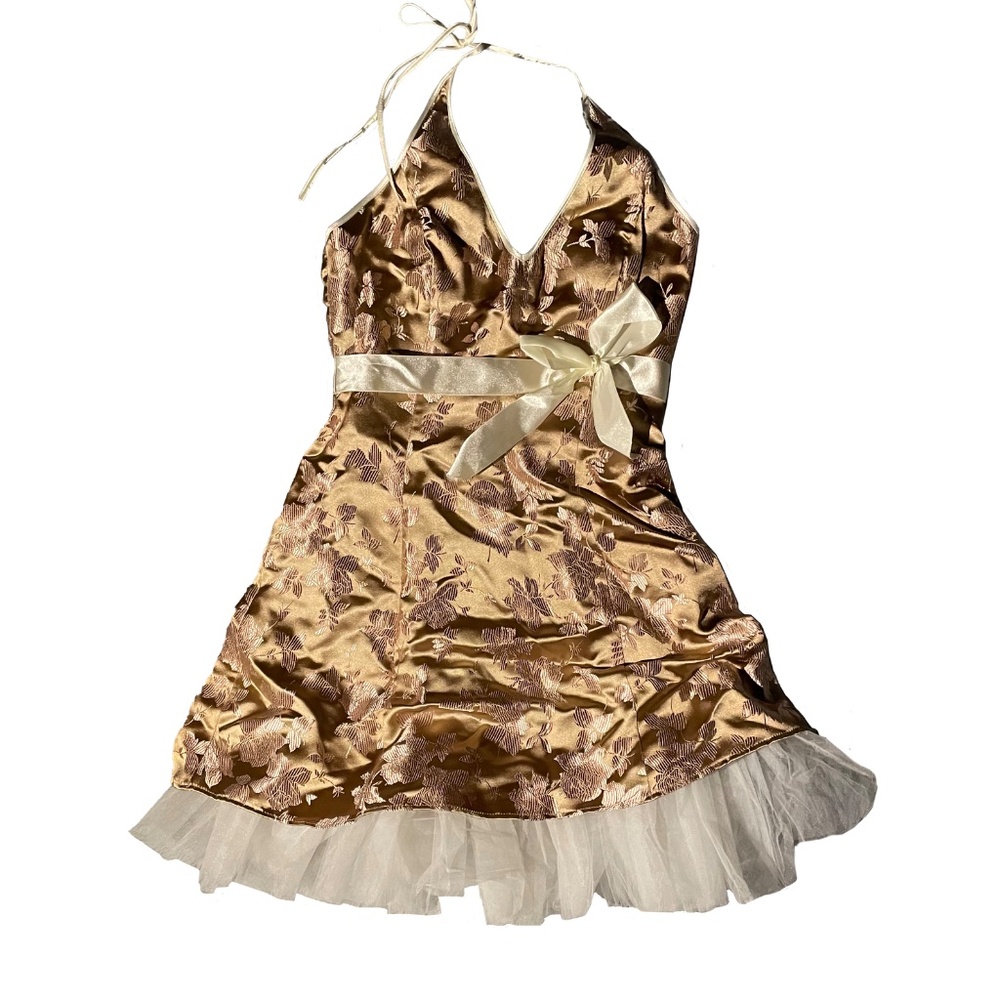 Morgan & Co.'s Formal Mocha Floral Dress